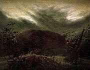 Caspar David Friedrich Hunengrab im Herbst oil